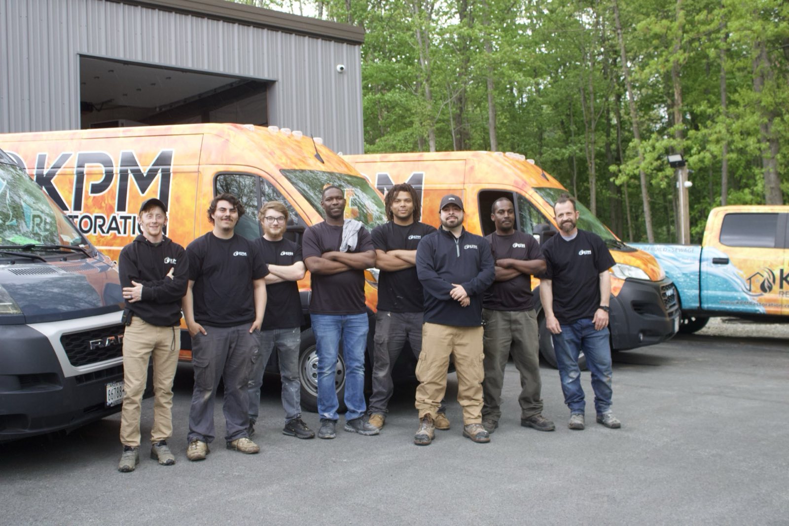 KPM Restoration team on a job site